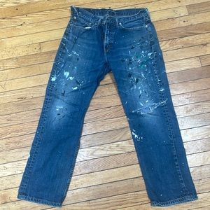 Original levis artist paint jeans